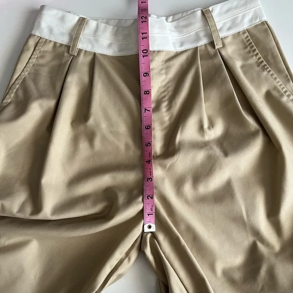 NWT baggy pleated trousers, light tan, 2 - Picture 4 of 9